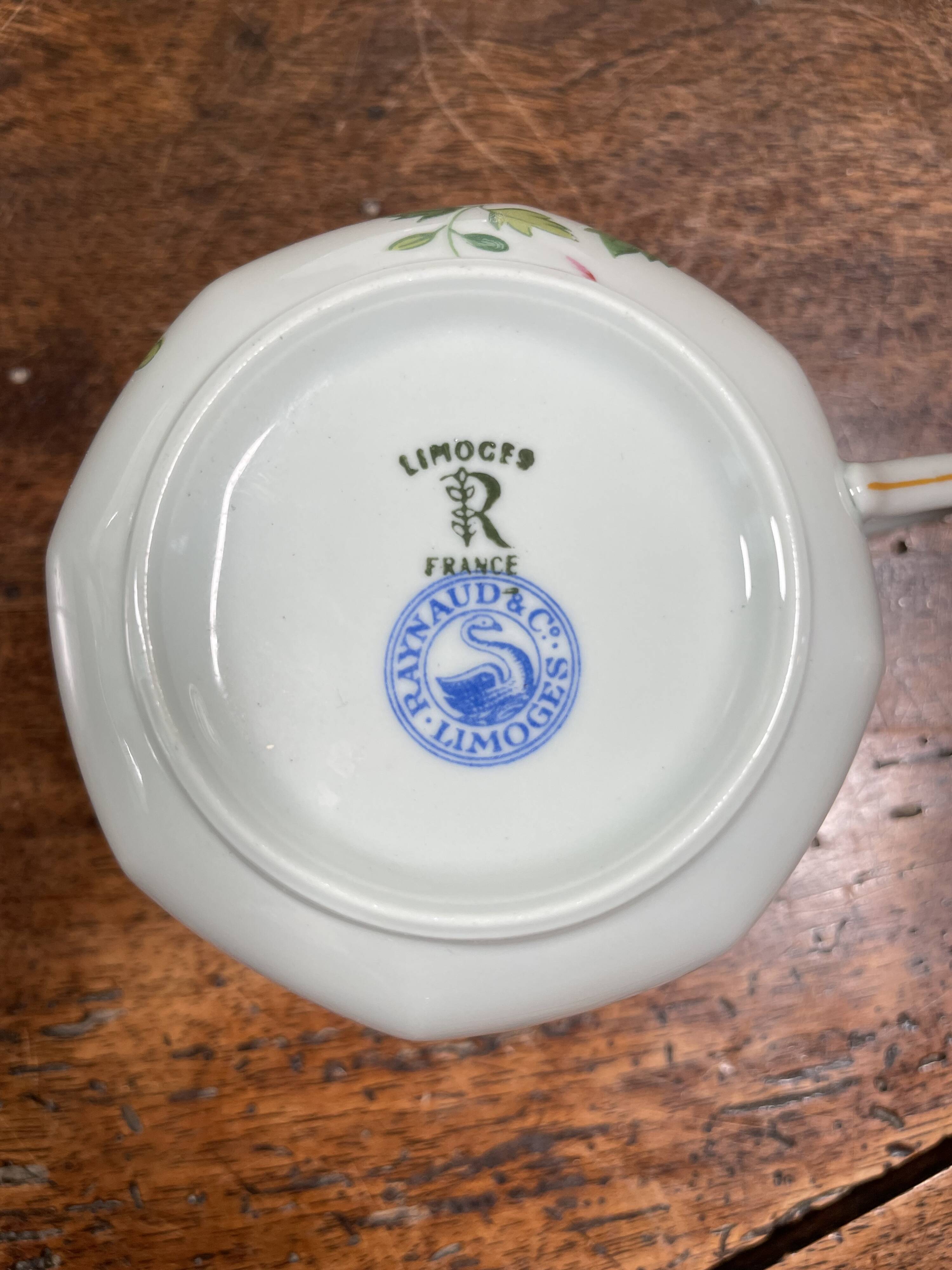 Limoges Raynaud tea service – 12 cups – Vintage 1960s/70s