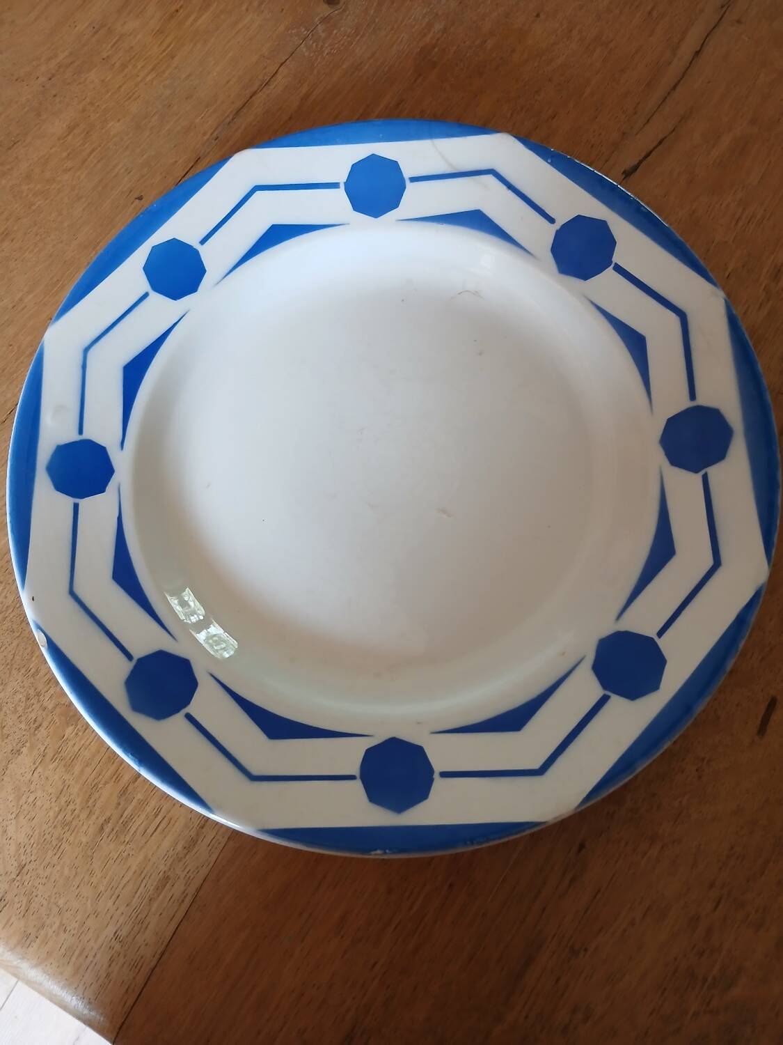 2 old dishes Digoin and Sarreguemines