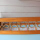 Bed baby/child of the 50s in wood and rattan
