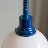 Opaline glass pendant lamp, Germany 1970s