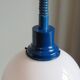 Opaline glass pendant lamp, Germany 1970s