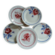 6 assiettes plates anciennes dépareillées