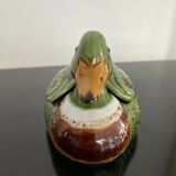 Candy ceramic jar with empty lid pocket