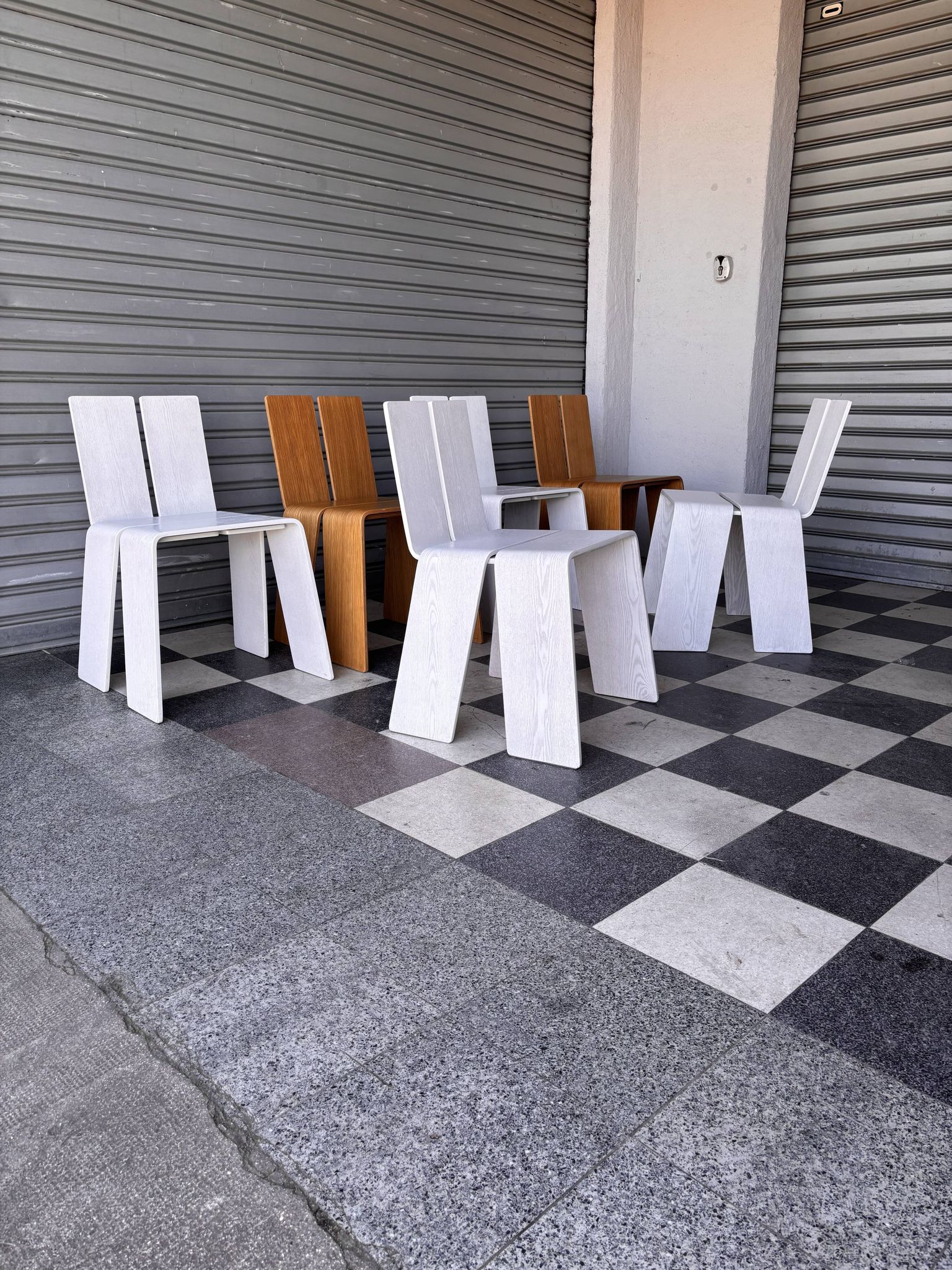 Set de 6 chaises au design danois Kibisi