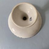Old opaque porcelain compote bowl from Gien Terre de Fer, Etruscan Model