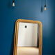 Old mirror 114cm/84cm Louis-Philippe beaded