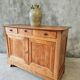 Buffet ancien enfilade commode 19ème siècle en merisier français