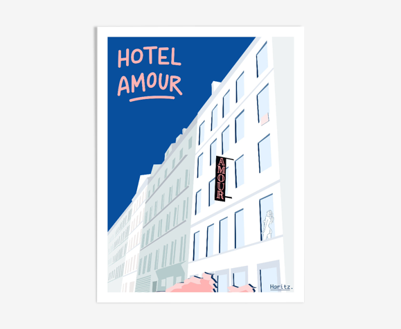 Illustration "Paris - Hotel Amour"