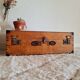 Old wooden trunk or suitcase