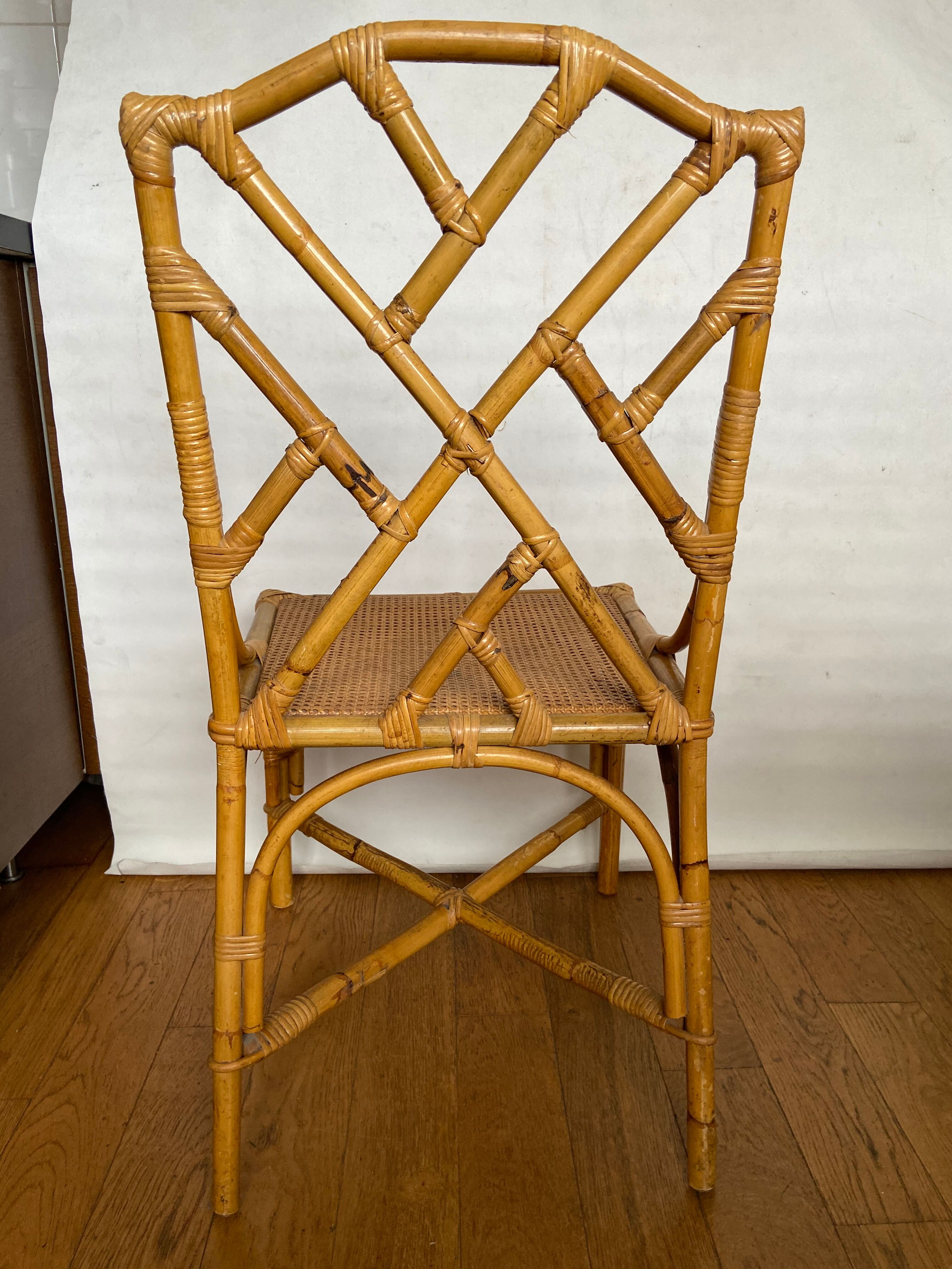 Rattan and canningchair