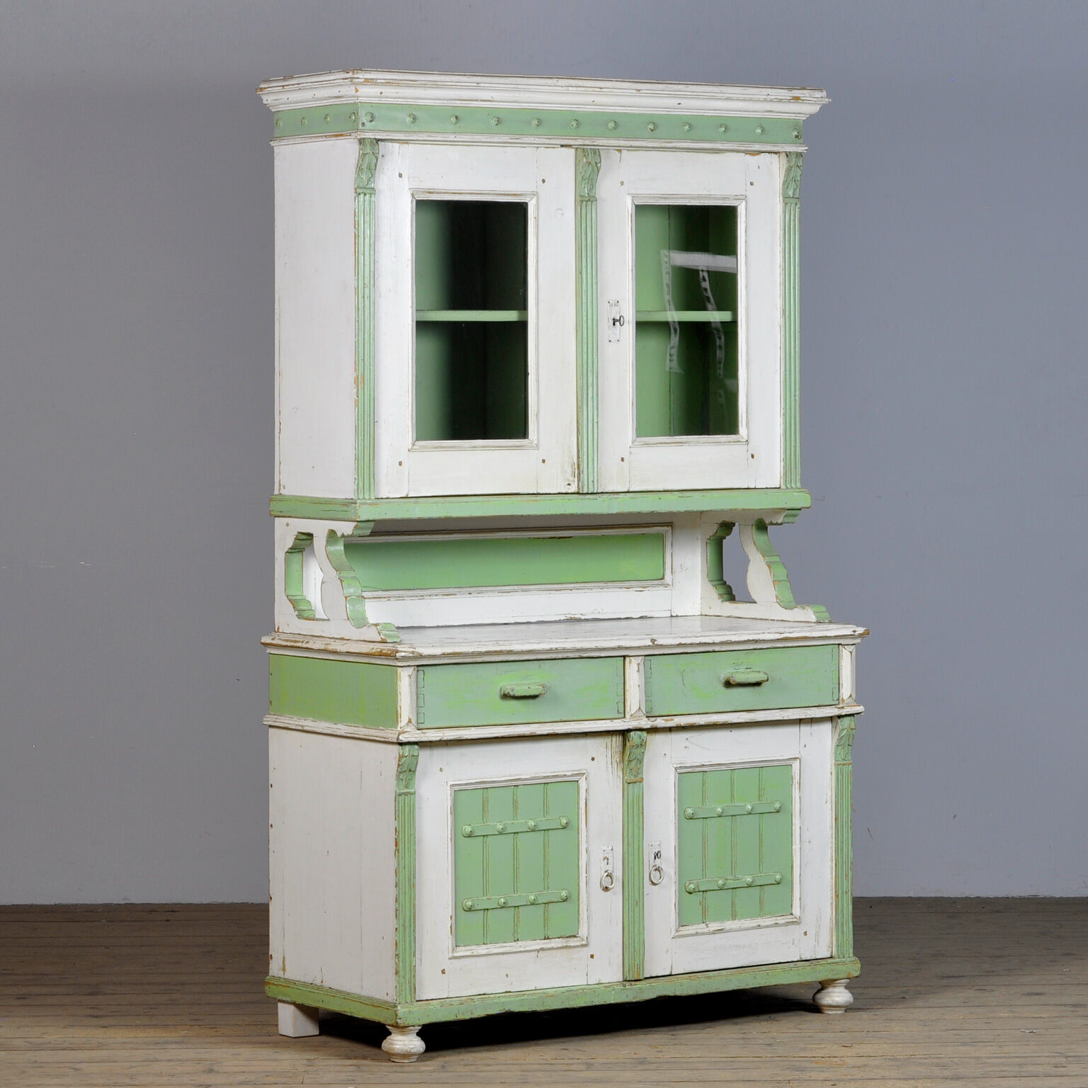 Solid pine kitchen cupboard, 1920's