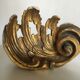 cornice in volutes leaves acanthus 19th gilded wooden