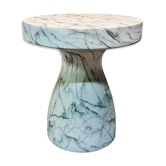 Tavolino en Ceramica Resinata Simil Marmo