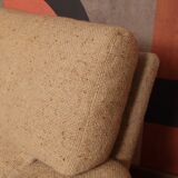 Danish Set of Armchairs Soft Cuschion Comfortable Wool Upholstery
