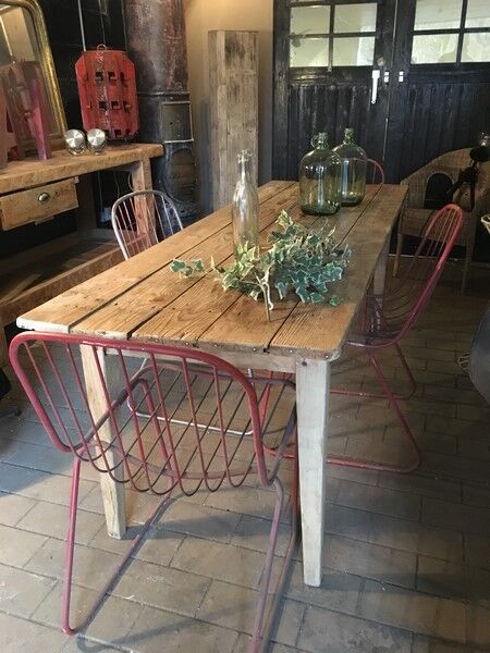 Old campaign table in the early 20th century