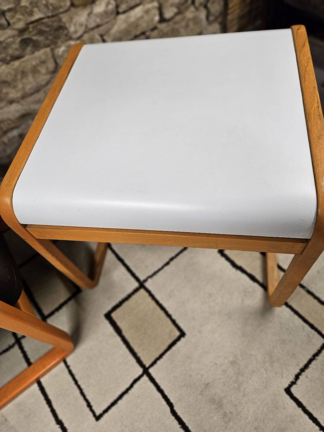 Set of Wilkhahn bentwood armchairs and tables, vintage 1980s