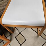 Set of Wilkhahn bentwood armchairs and tables, vintage 1980s