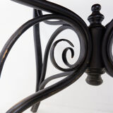 Art Nouveau side table/console in painted wood, circa 1900