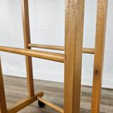 Light valet stand in beech