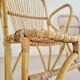 3 antique rattan armchairs