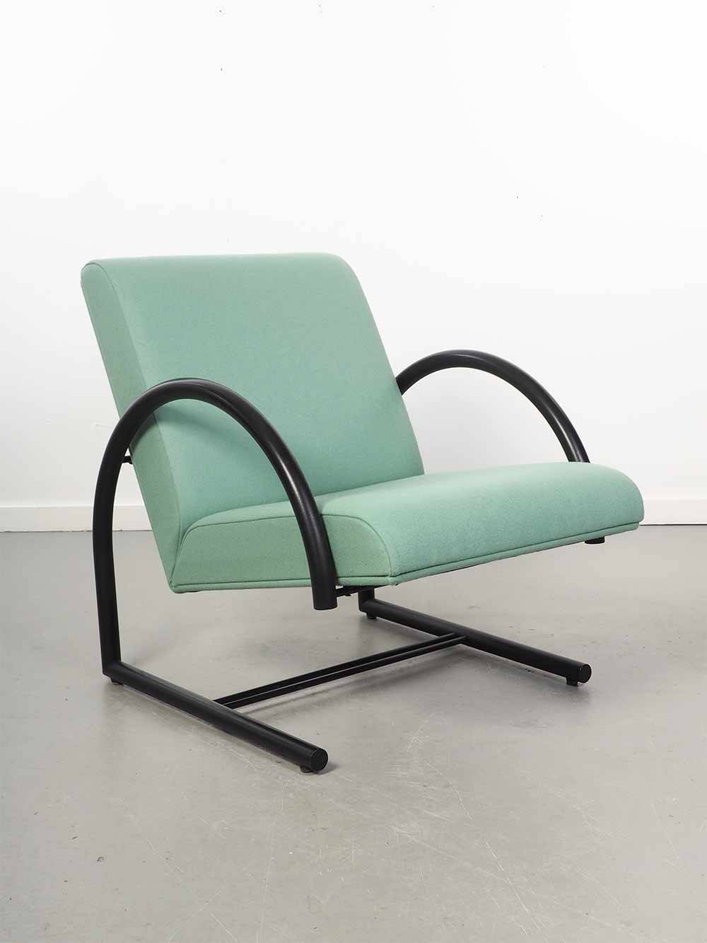 New upholstered Lounge chair – Mazairac & Boonzaaijer – 80s