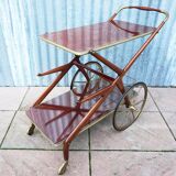 Mid-century bar cart/service cart by Cesare Lacca, 1950s.