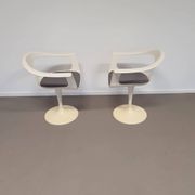 2 x chaise Lusch / ère spatiale / années 1970