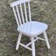 Vintage 1970s children's chair painted wood