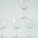 Set of 9 old wine glasses, engraved, 1940