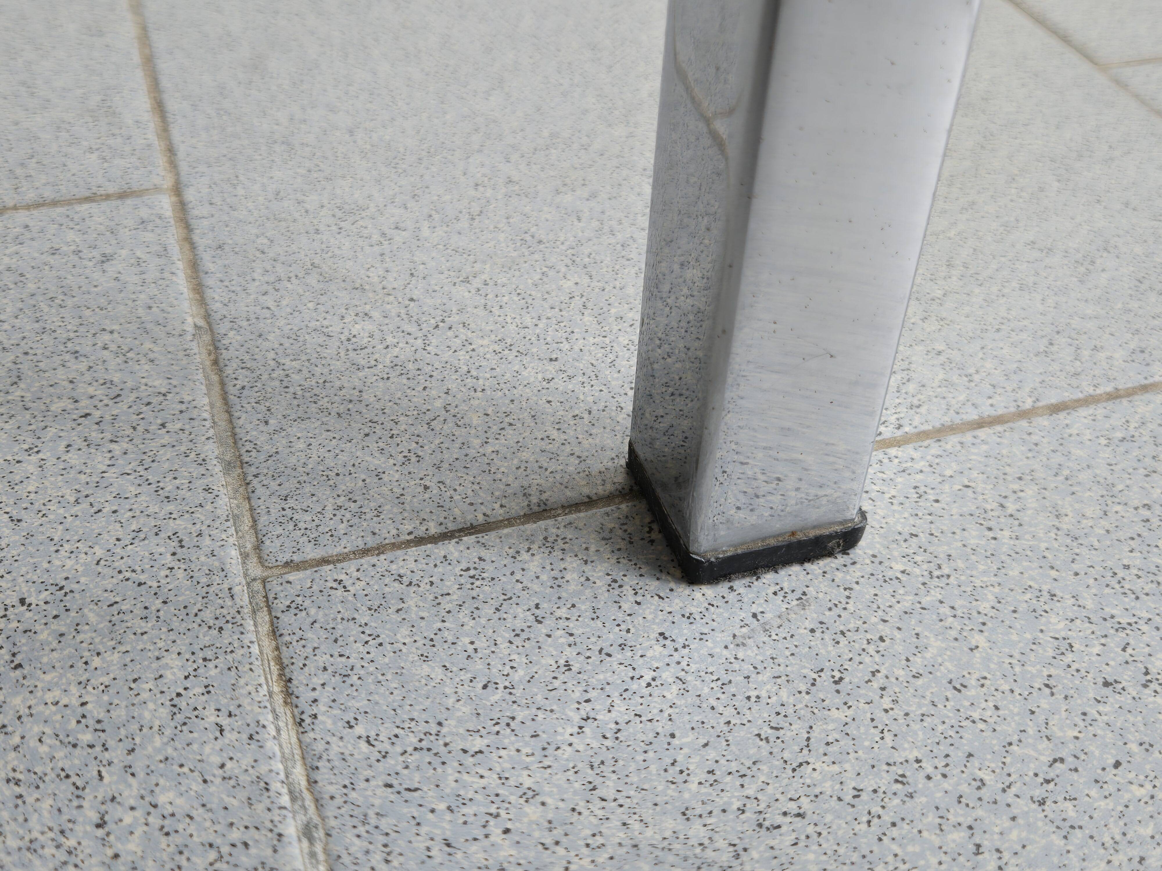 Vintage pink granite side table 1970