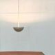 Mid-century modern style fiberglass pendant light, 1960s, set of 2.