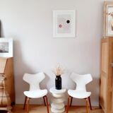 Pair of chairs Grand Prix by Arne Jacobsen