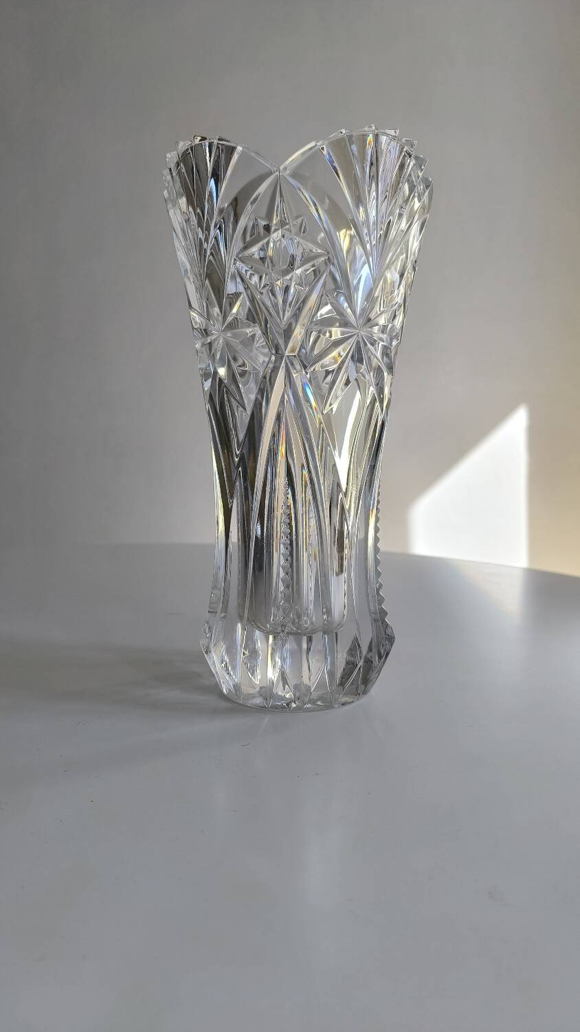 Vintage Vincennes vase by Cristal D'Arques Durand in crystal