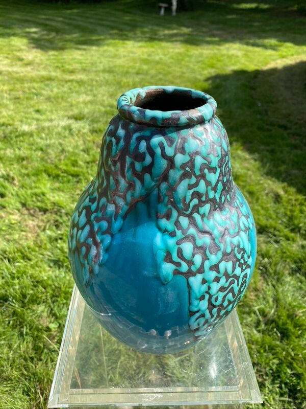 Vase cab céramique d'art de bordeaux 1930/1940 primavera