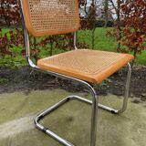 Lot of 4 Chairs Model Cesca designed by Marcel Breuer