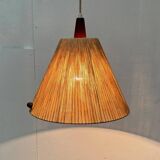 Teak pendant lamp Type 324 from the mid-century by Temde, 1960s.