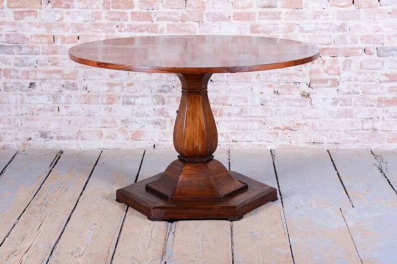 Biedermeier Dining Table in Walnut, Czechia, 1830s