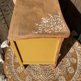 curry mandala shell toy chest / entryway bench