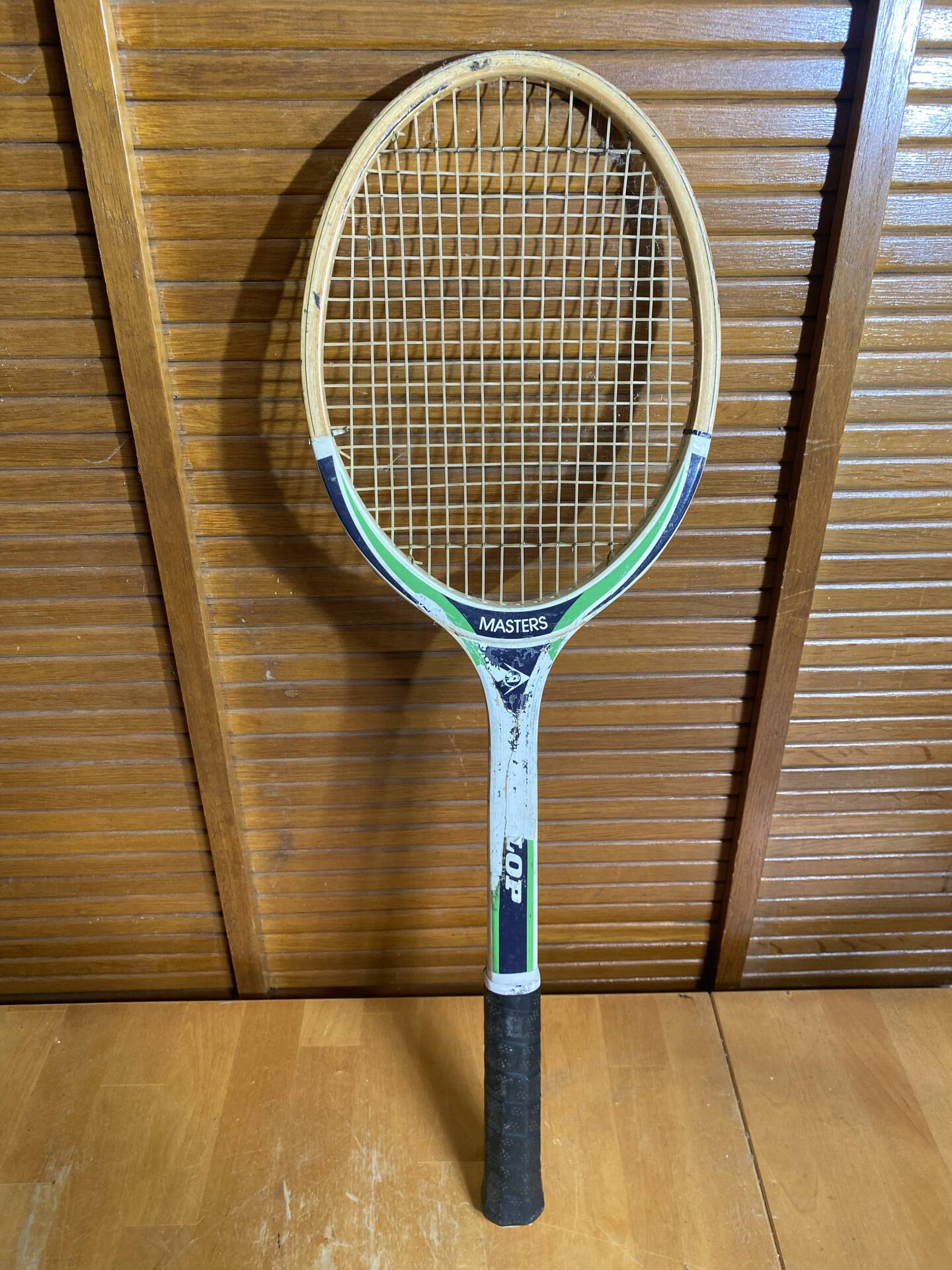 Vintage DUNLOP Master Wooden Tennis Racket #E232