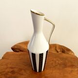 Volkstedt 1762 GDR Echt Kobalt Vase with Handle, East-German Vintage Porcelain