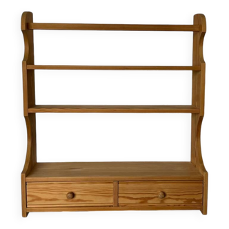 Étagère en bois vintage