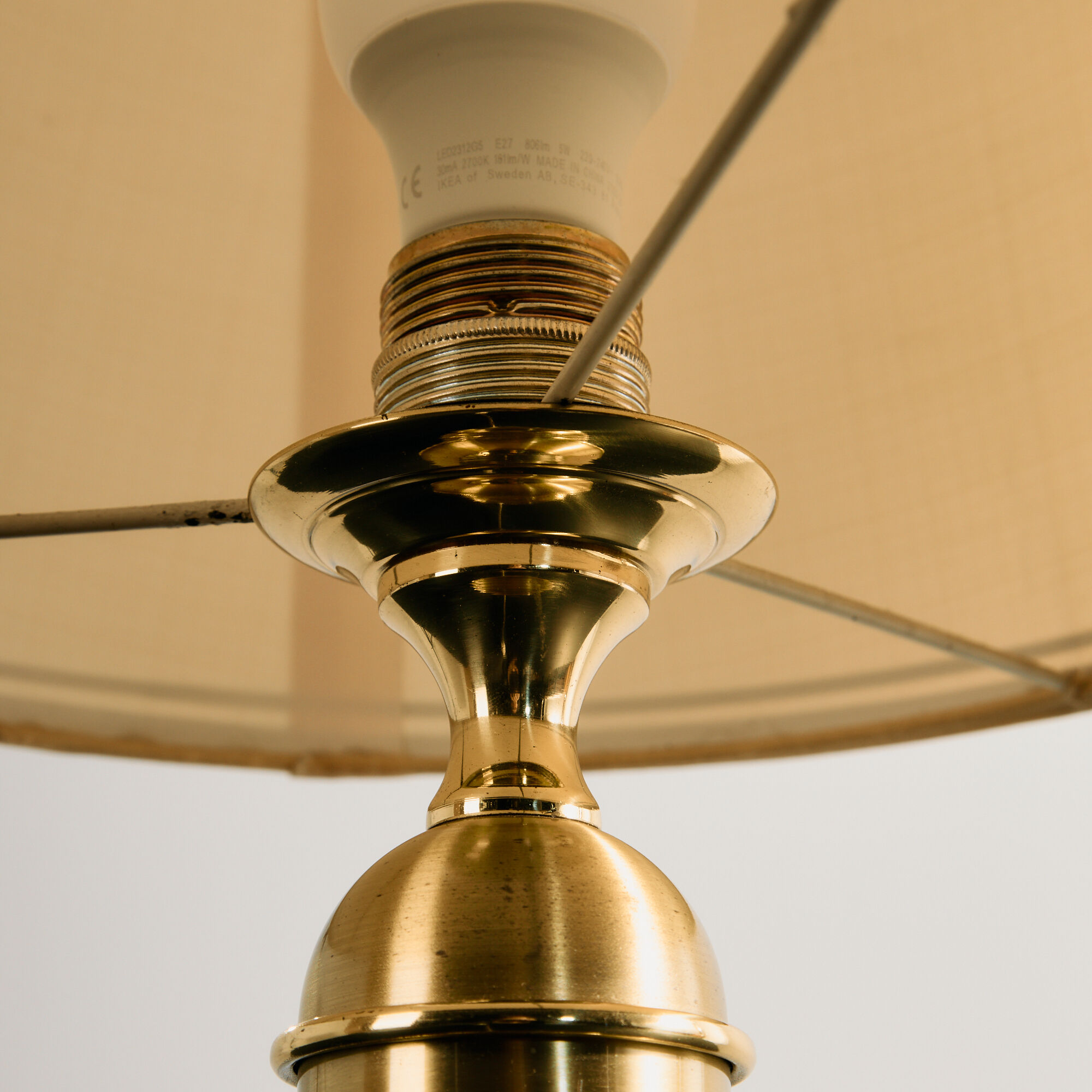 Lampe de table en laiton par Otterpohl Leuchten, lot de 2