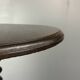 Midcentury brutalist wood turned side table, Charles Dudouyt style, 1950s