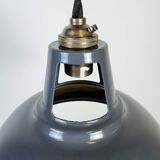 Vintage Industrial Grey Painted Ceiling Lamp, 2000s
