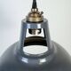 Vintage Industrial Grey Painted Ceiling Lamp, 2000s