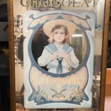 Old advertising mirror, Van Houten