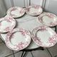 Set of 6 dessert plates Terre de Fer Lunéville model Griffon late nineteenth