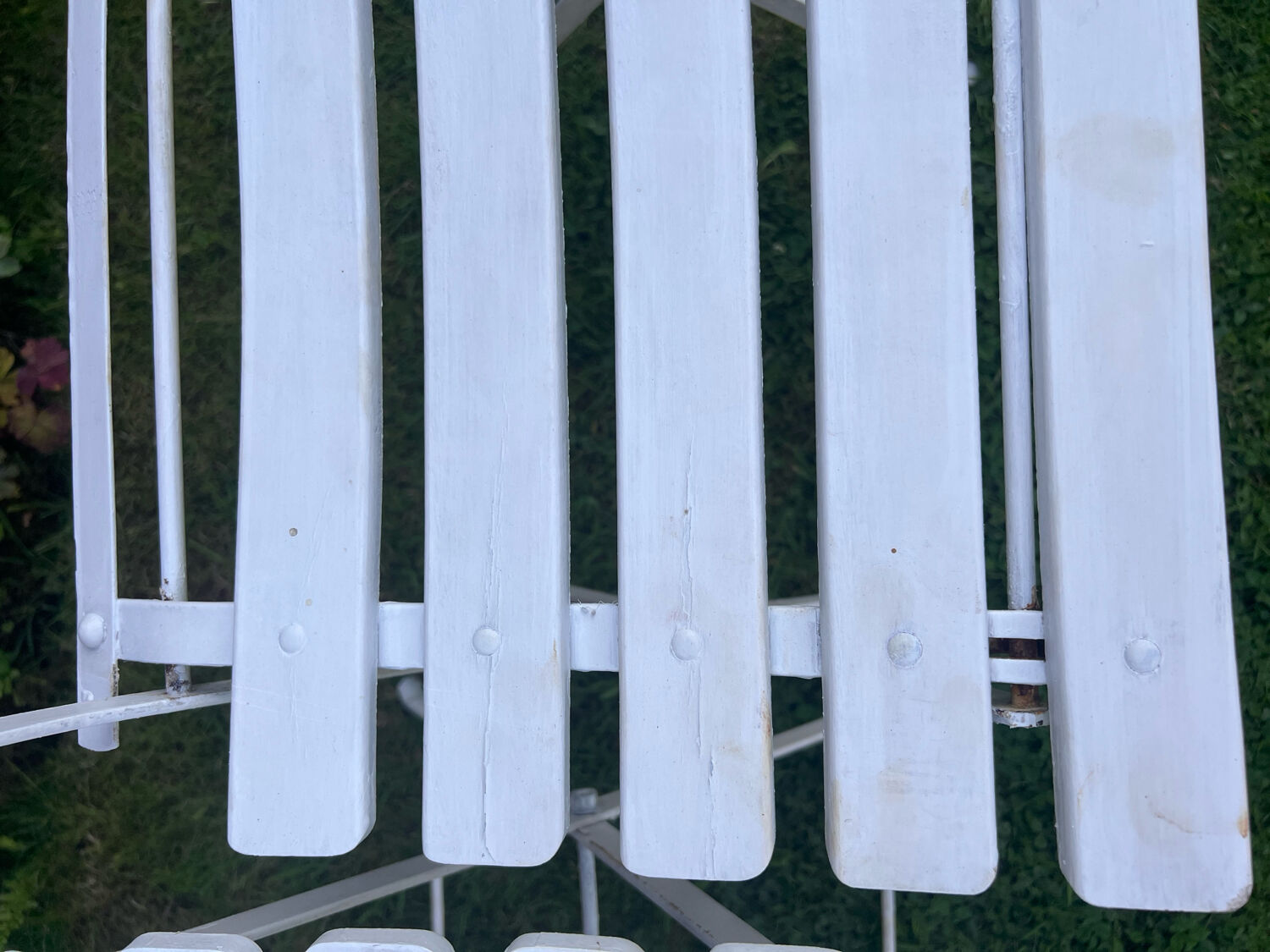 Old terrace bistro chairs