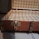Vintage vintage old travel trunk dating from the 1920s/1940s