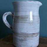 Decorative pitcher with thistle by Etienne Daniel, Vallauris